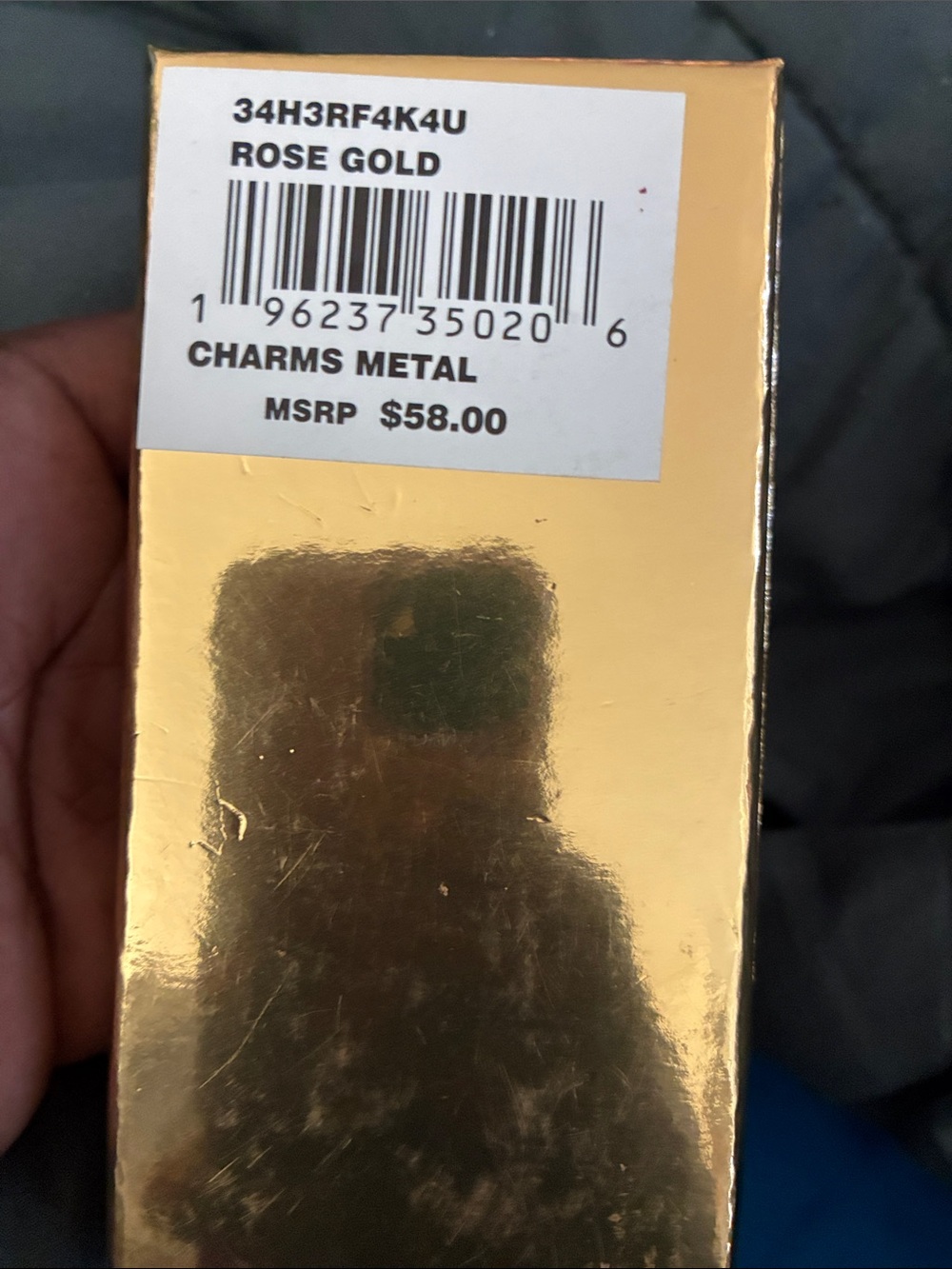 🎉🎉🎉Michael Kors Gold-tone MK Crystal Circle Key Ring - Picture 4 of 4